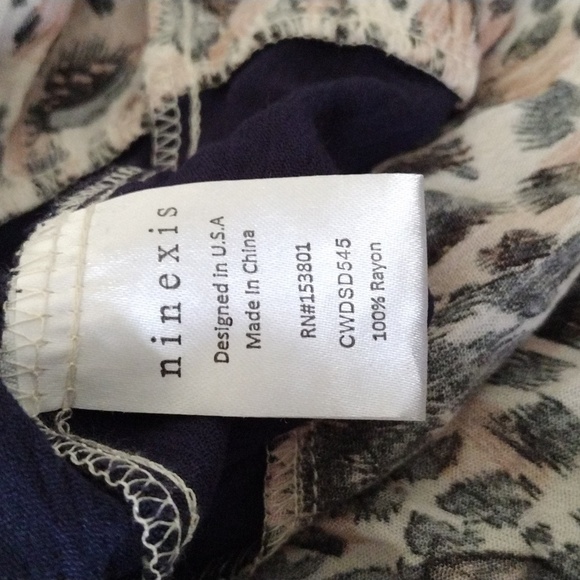 Ninexis midi dress leopard mix print - Picture 3 of 3